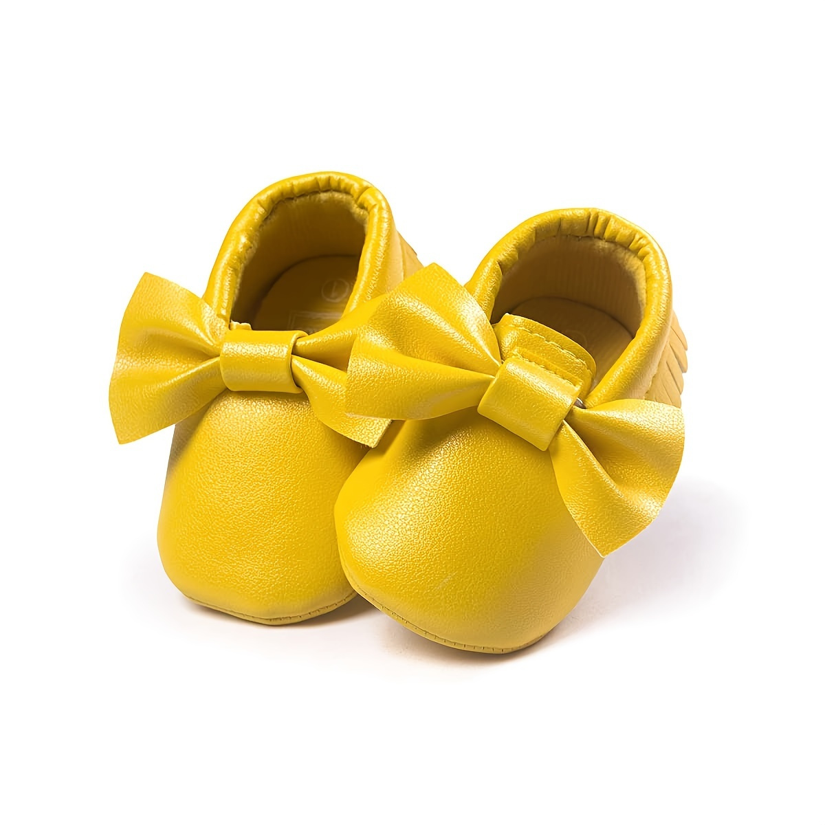 Baby Girls Cute Bow Tie Mary Jane Walking Shoes, Toddlers Outdoor Walking Shoes With Assorted Colors