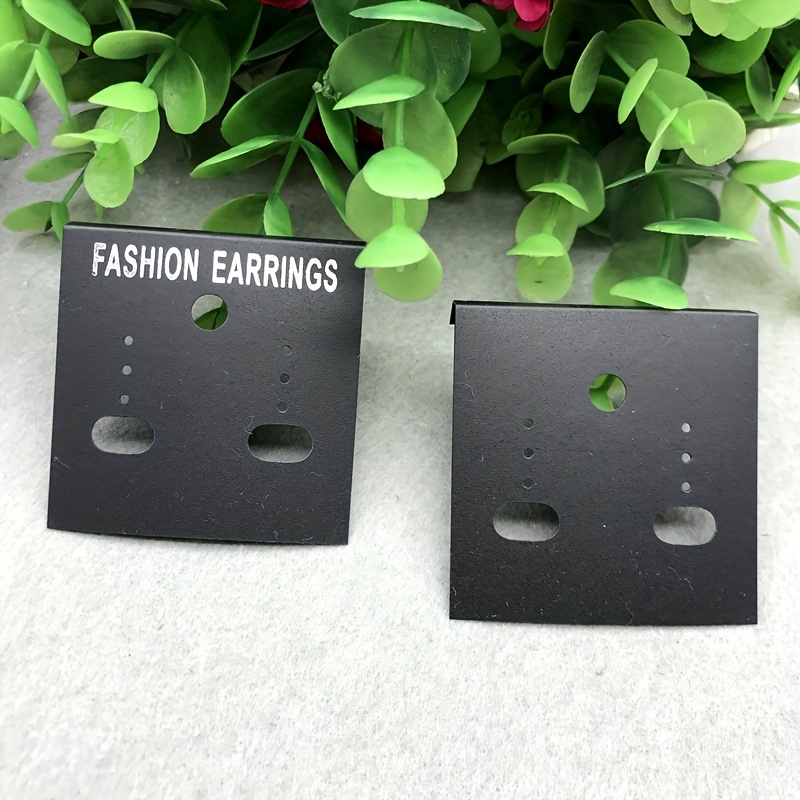 Square Blank Paper Cards For Earring Display Holder Card 6 - Temu