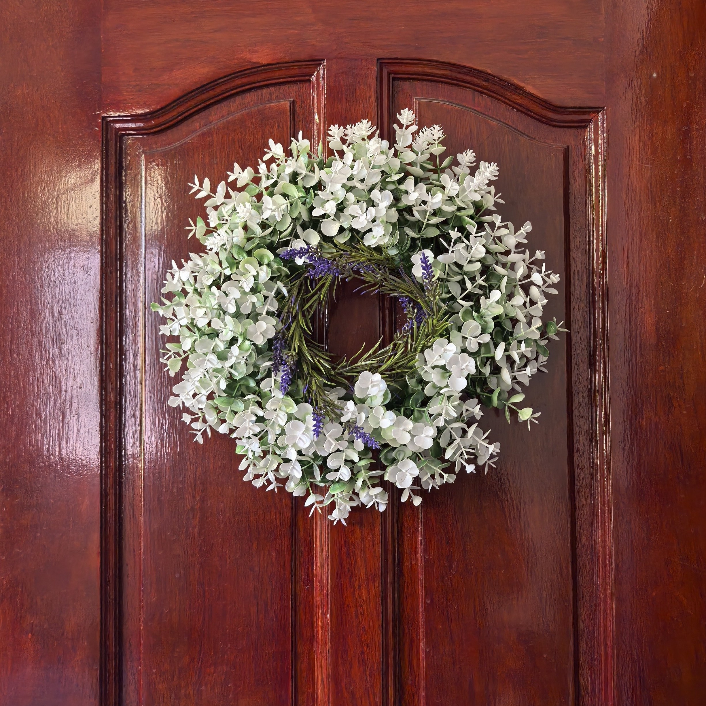 

Wreath & Gypsophila Accents - Decor For , , And - For Halloween, Christmas, Easter, And Fall