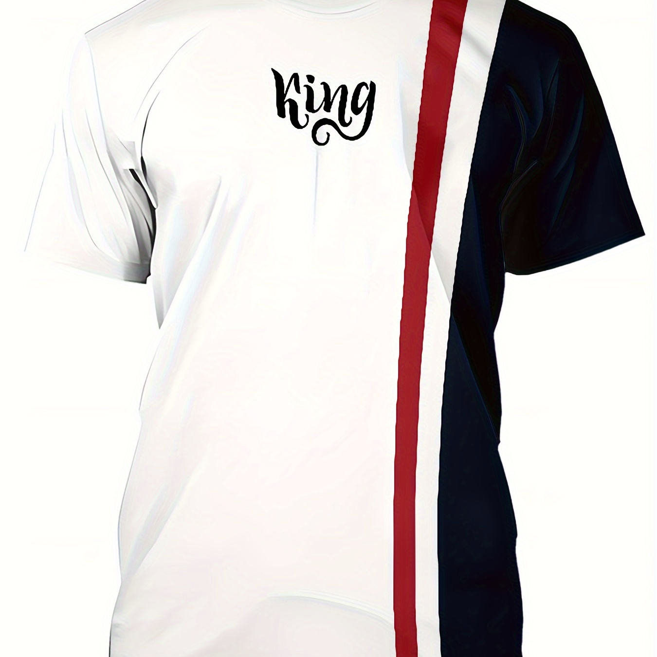 

T-shirt décontracté d'été pour homme, polyester, couleur unie, coupe régulière, col rond, tissu élastique, haut unisexe adulte, construction tricotée