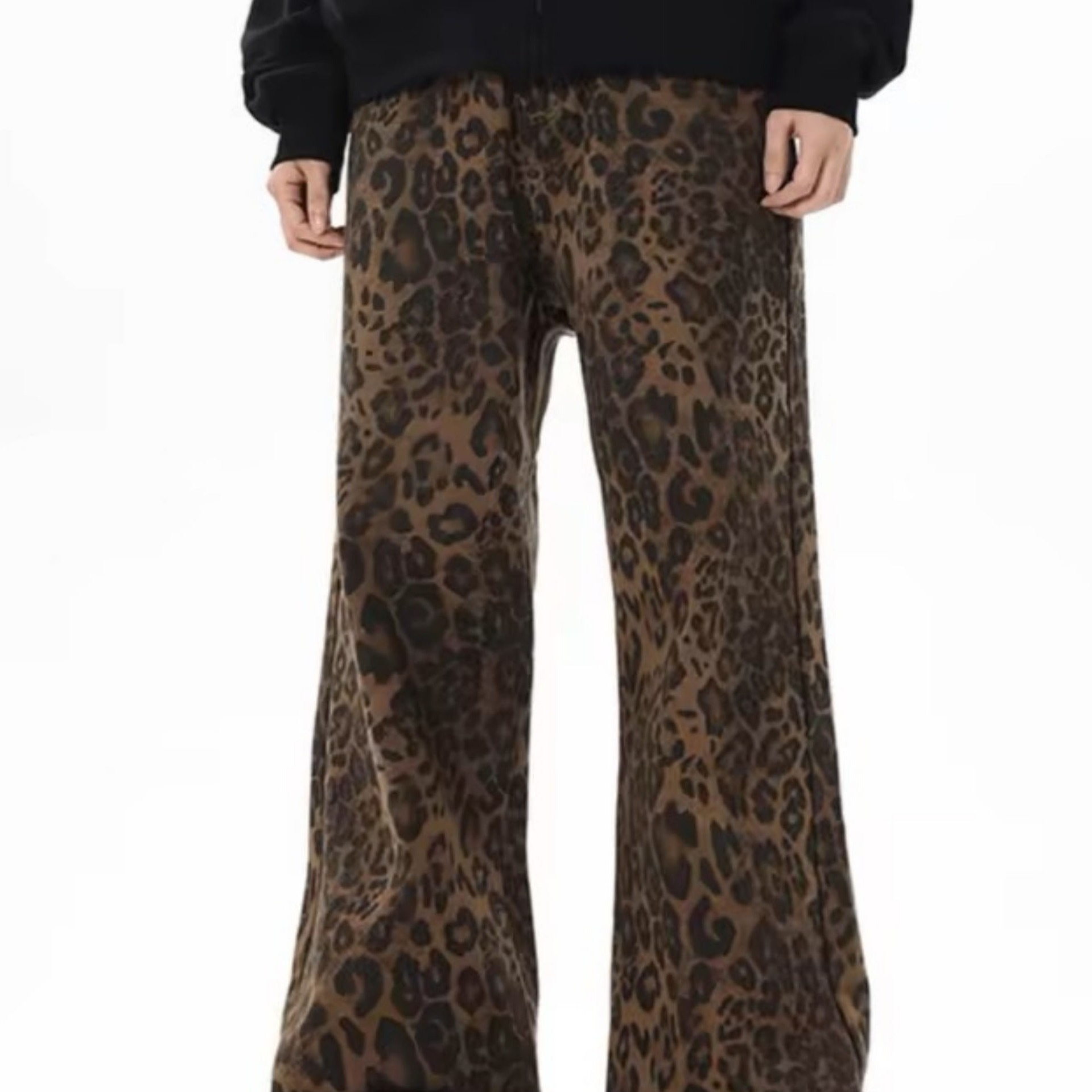 

Ladies' , And Stretchy Leg , Hip-hop Straight Leg Pants, Skateboard Pants