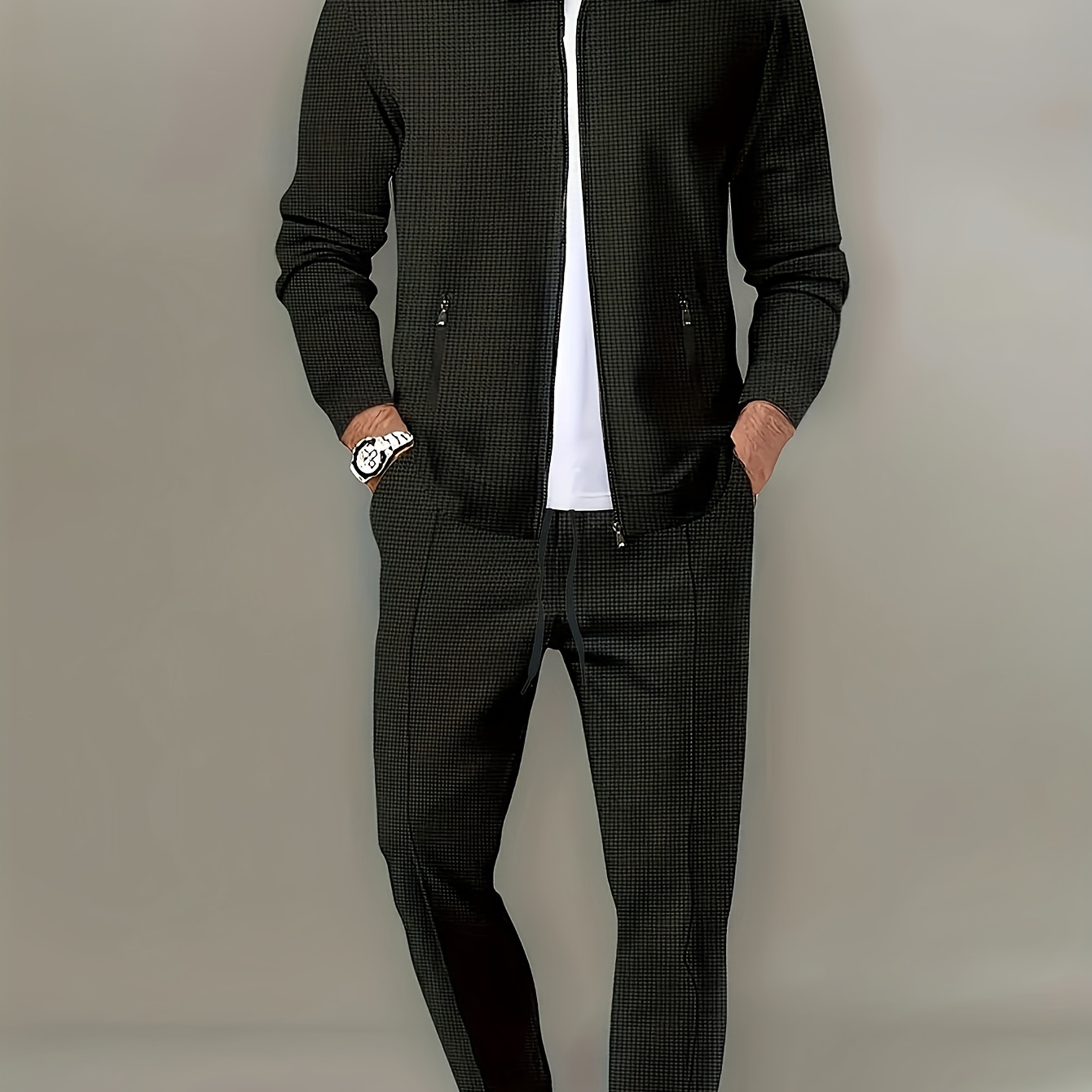 

Men's Waffle Casual Suit