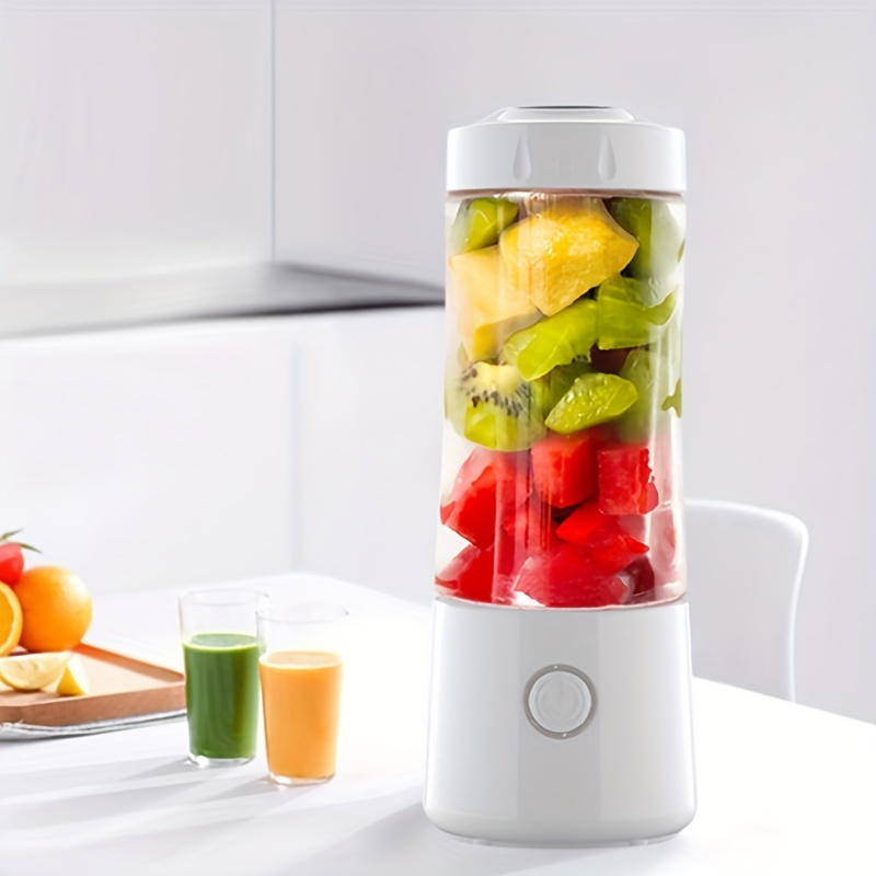 Rechargeable Portable Blender: 10 Blades for Delicious Shakes & Smoothies,  370ml/12.5oz BPA-Free Juicer Cup - Perfect for Sports, Travel, Home & Offic