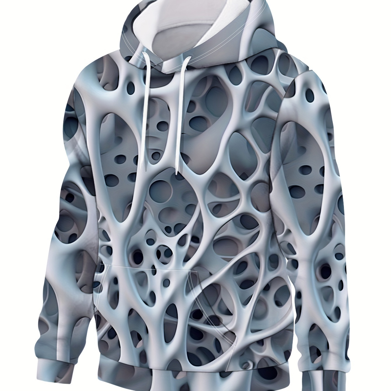 Kangaroo pocket human body 3d printed funny clearance hoodie