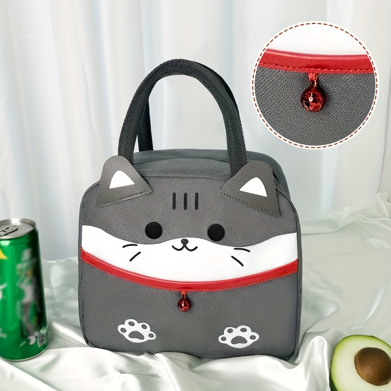 Baby Lunch Box With Cutlery Set And Straw Cute Cat Claw - Temu