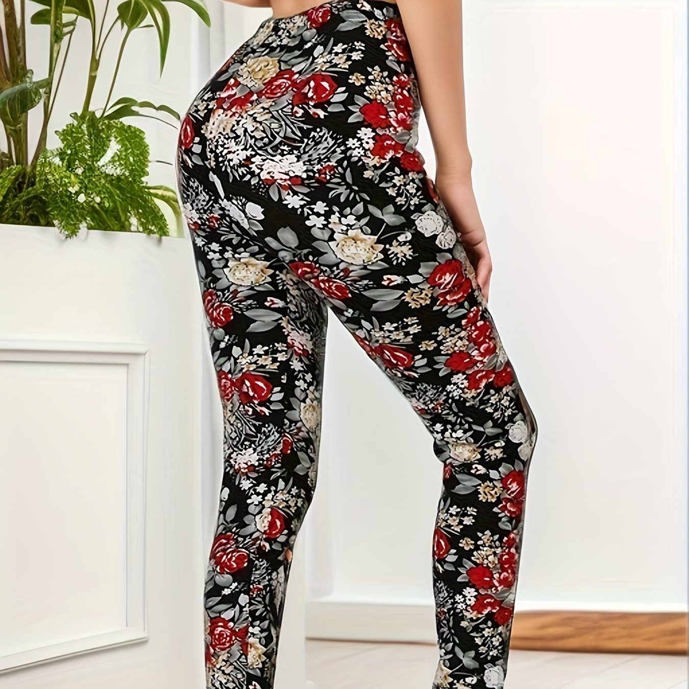 AmraFashion Push up Women Leggings Printed Floral Leggins Sexy High Wa –  Amra Fashion