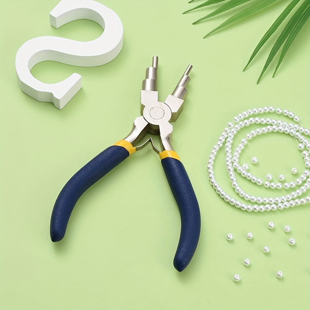 

6-in-1 Portable Jewelry Tool Pliers: Anti-rust Jump Rings From 3mm To 10mm Carbon Steel!