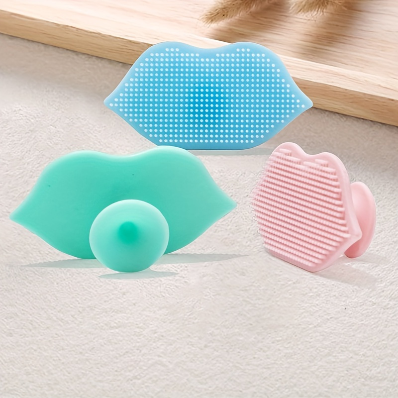 Dish Scrubber Silicone Soft Bristles Scrub Brush With - Temu