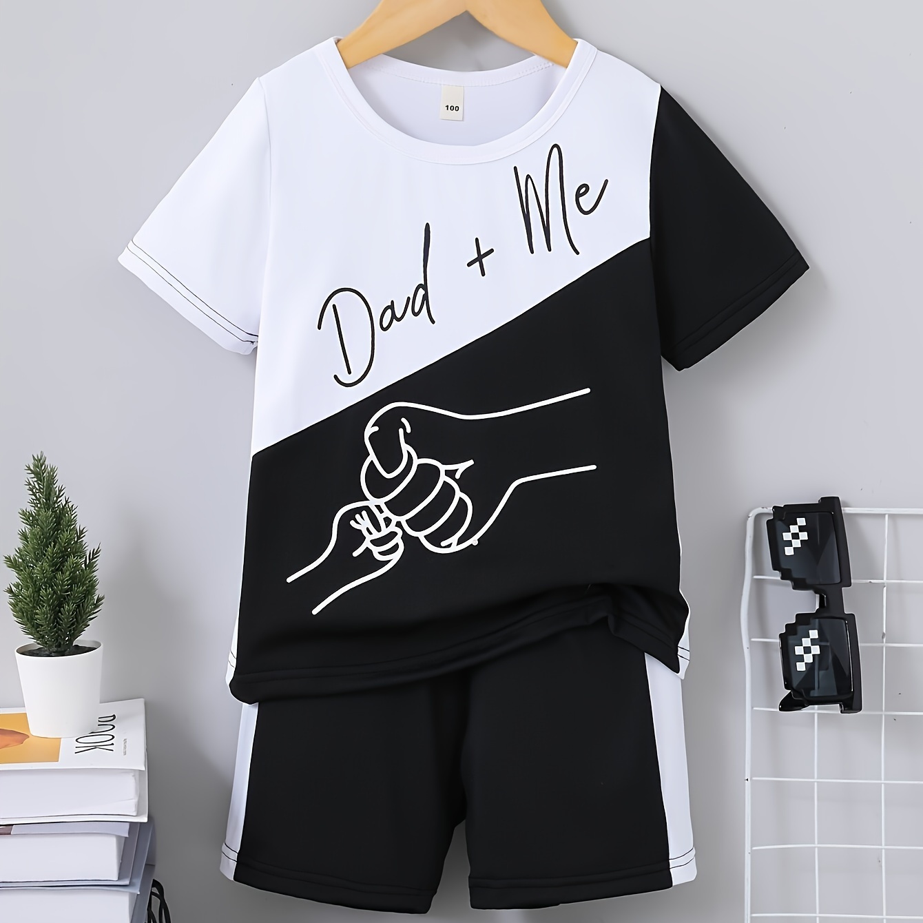 

2pcs Boy's Dad + Me -shirts & Set, Outfits, Clothing For &