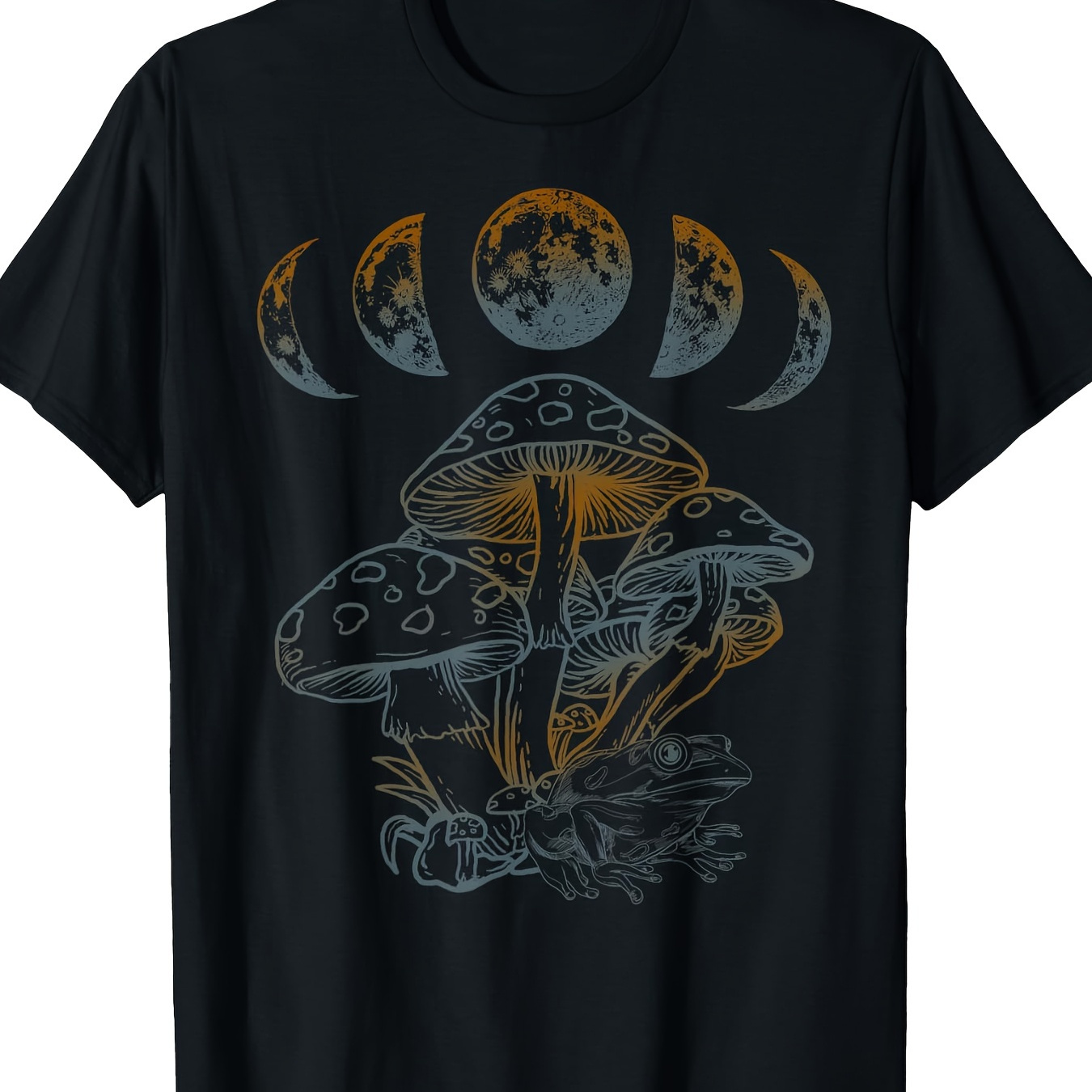 

Goblin Style Aesthetics, Pastoral Style, Mushroom T-shirt220g