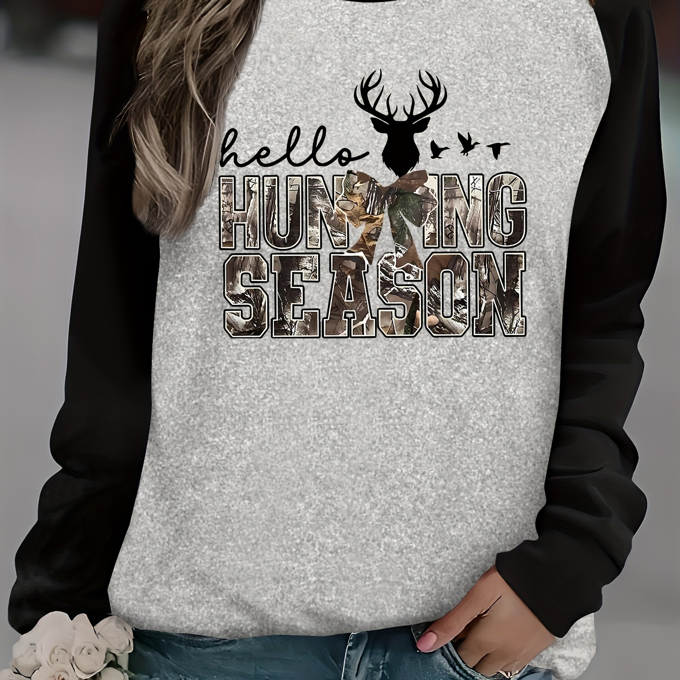 

Animal Pattern Printed Long-sleeve T-shirt For Autumn And Winter, Style Number 73467