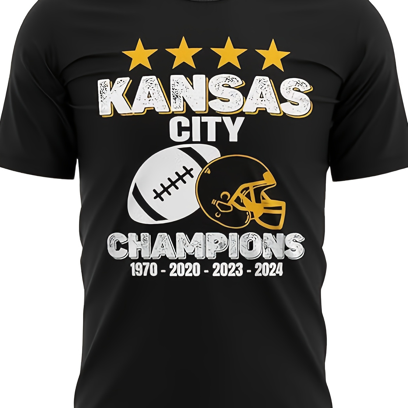 

Champions 2024 Men's T-shirt, 100% Cotton, Casual Crew Neck, Regular Fit, Short Sleeve, Knit Fabric, With All- For Sports