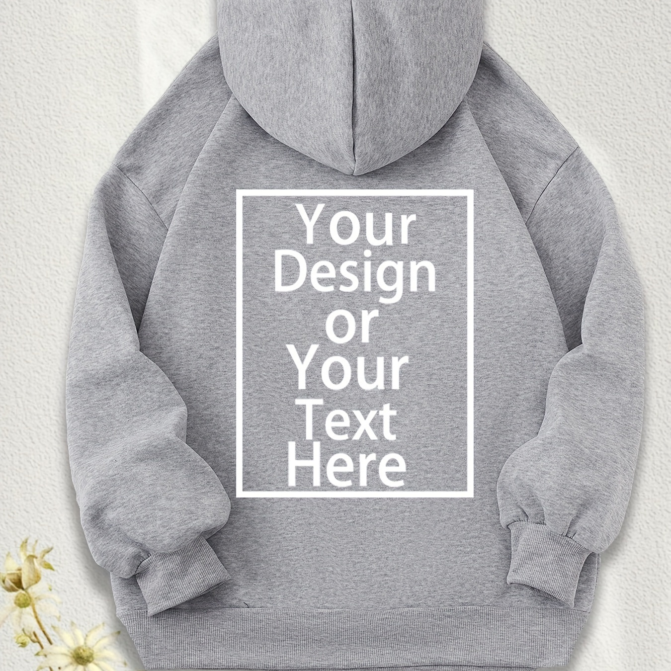 

Custom Print Hoodies With Printed Patterns, Drawstring Hoodies For Autumn And Winter, Women's Casual Sportswear With Kangaroo Pockets, Loose Fit