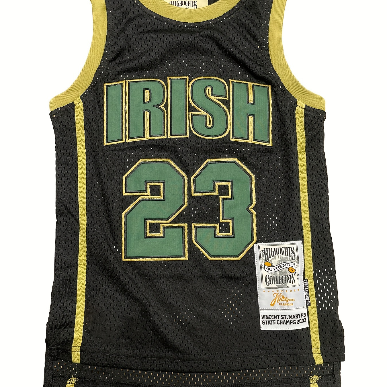 

Kids Sport Jerseys Youth For Boys Girls#23 High School Basketball Jersey, 5-14years Black