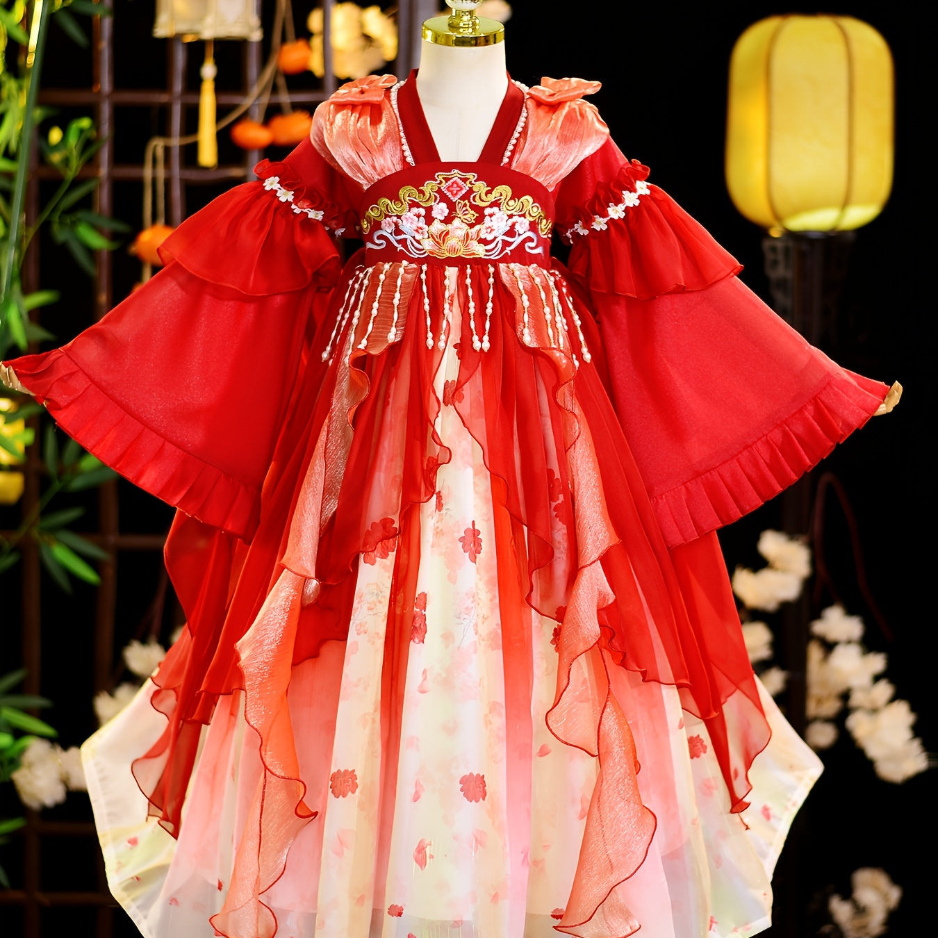 royal chinese princess dress Purple Chinese Style Song Dynasty Exquisite Embroidery Three Piece Sweet  Hanfu Dress  LolitaInside