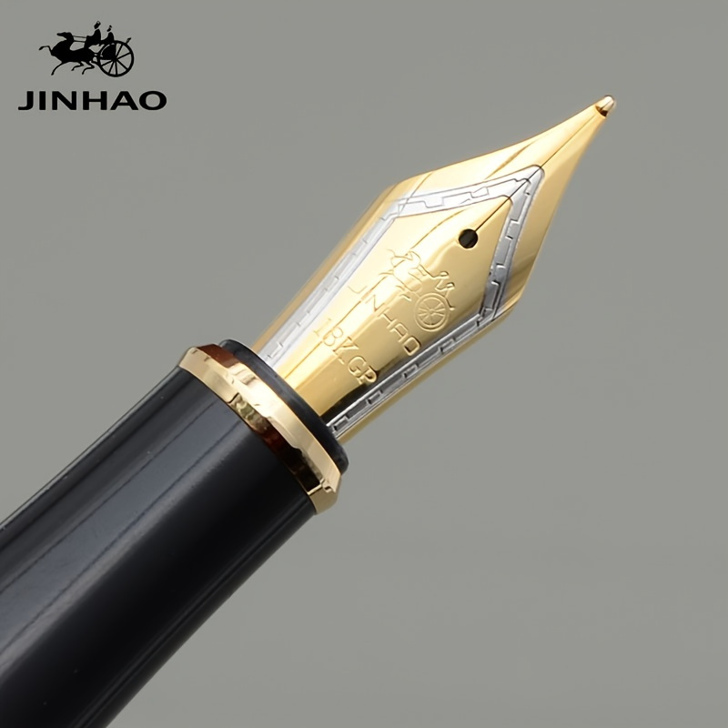 

Jinhao 1200 Golden Dragon Luxury Business Gift: An Elegant Eastern Design Fountain Pen For Office & School Writing Stationery Supplies