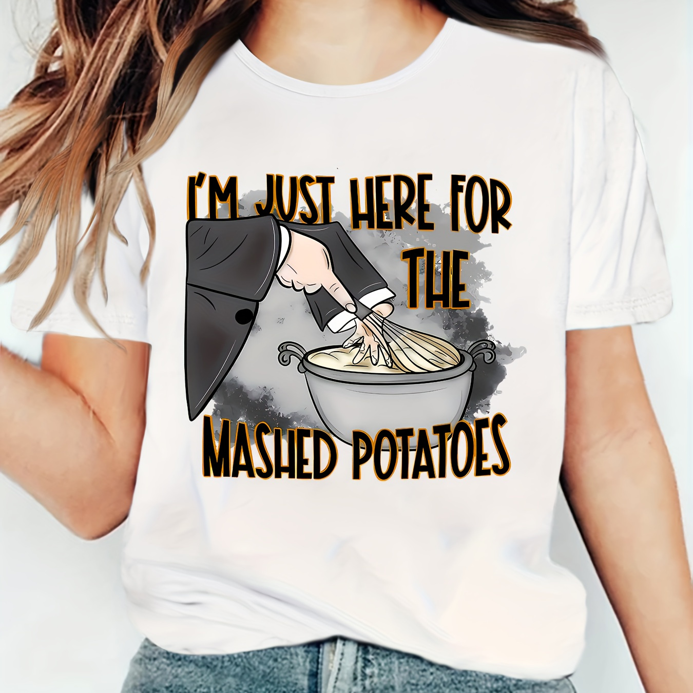 

I'm For The Summer Casual Loose Short-sleeve T-shirt.