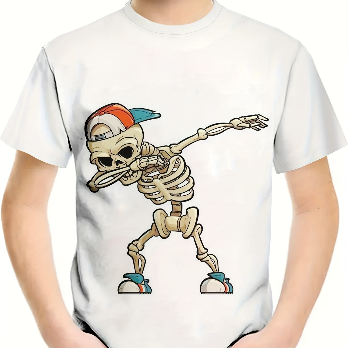 

Cartoon Print Casual Short Sleeve T-shirts For Boys - Cool, Lightweight And Comfy Summer Clothes!