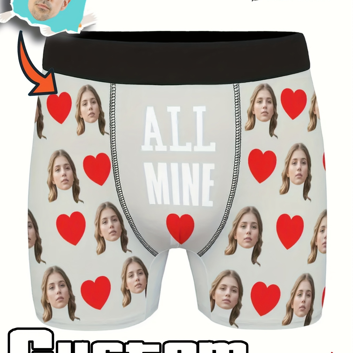 

Briefs - Personalized Underwear, For Dad/husband/,