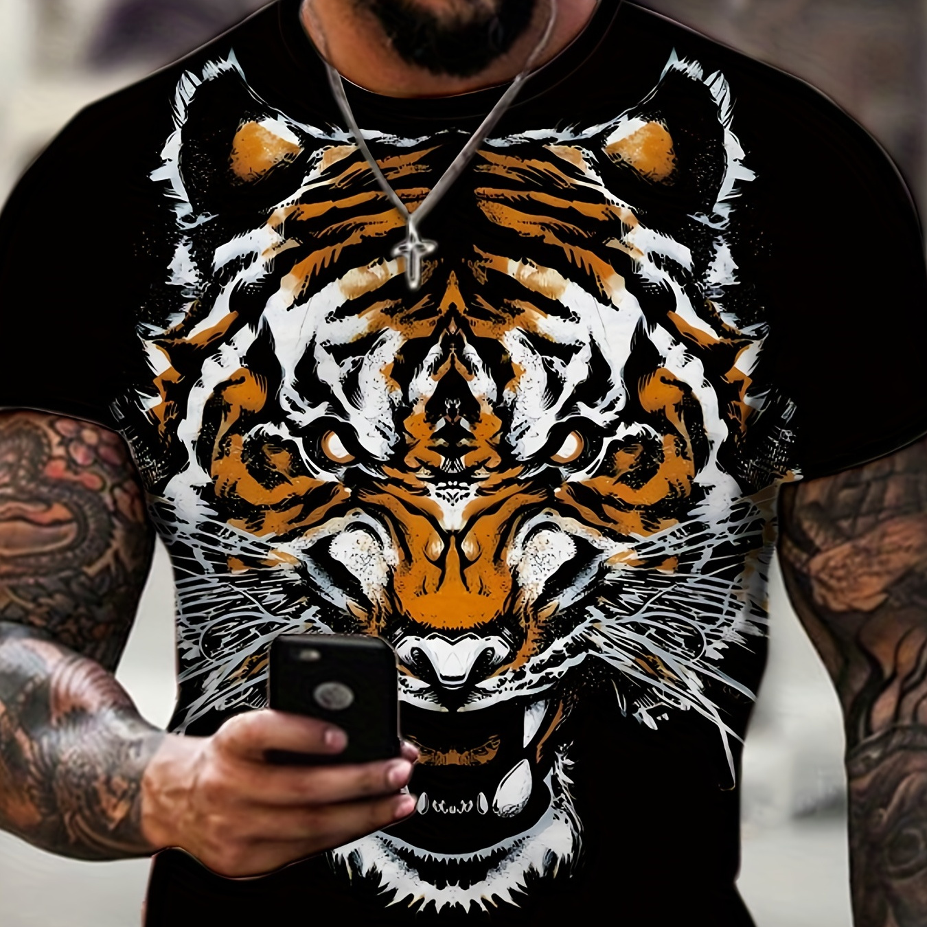 3D Tiger T Shirt | Tiger-Universe