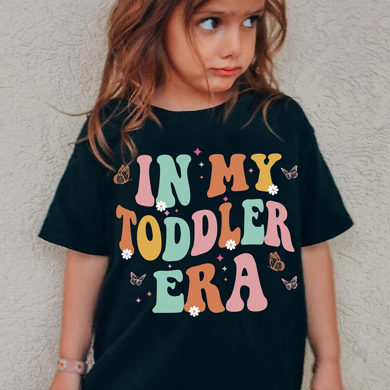 

In My... Print Short Sleeve T-shirt Girls Casual Crew Neck Tees For Gift Outdoor
