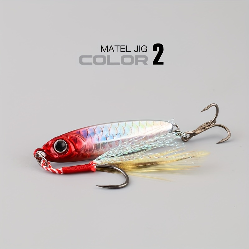 Copper Fishing Lure Long Casting Metal Jig Artificial Hard - Temu