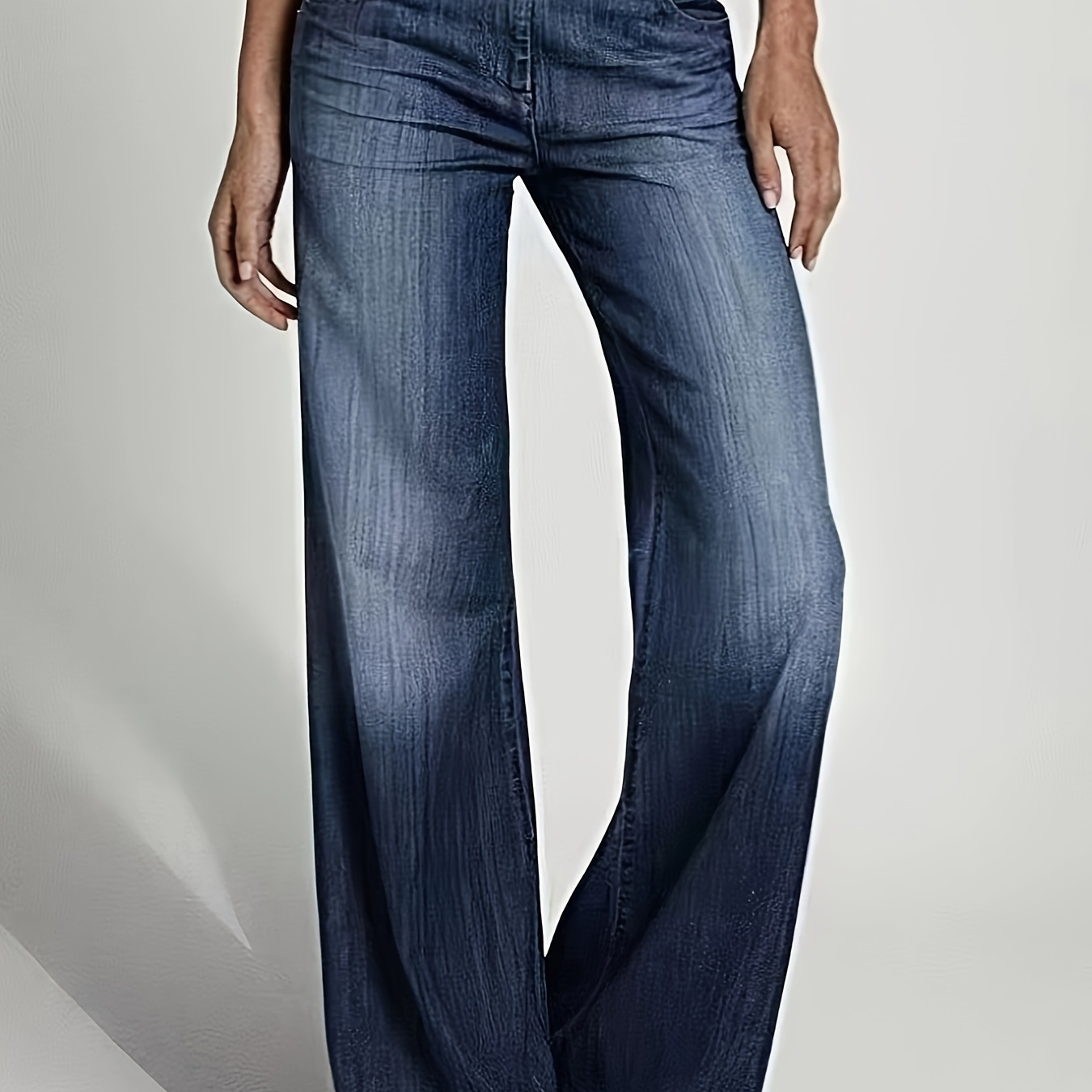 

Women's Fashion Loose Straight Jeans