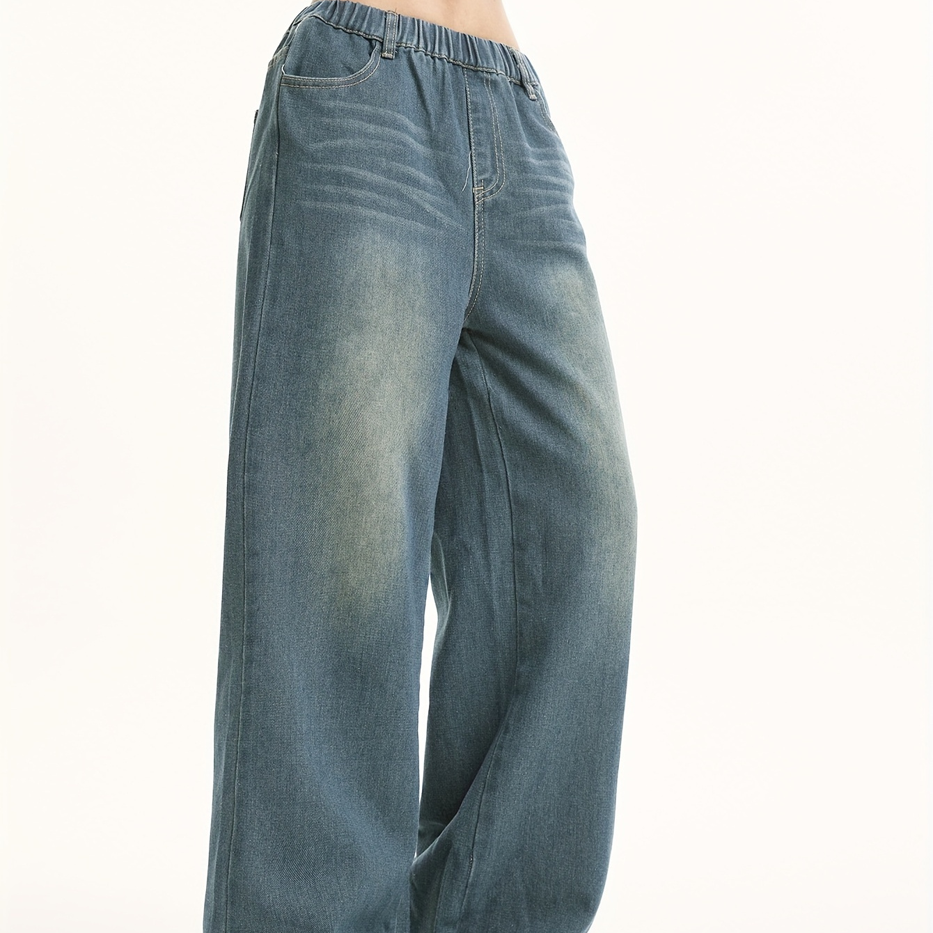

Vintage Style Loose Wide-leg Jeans For Teenage Girls - Make Her Looks More Stylish!