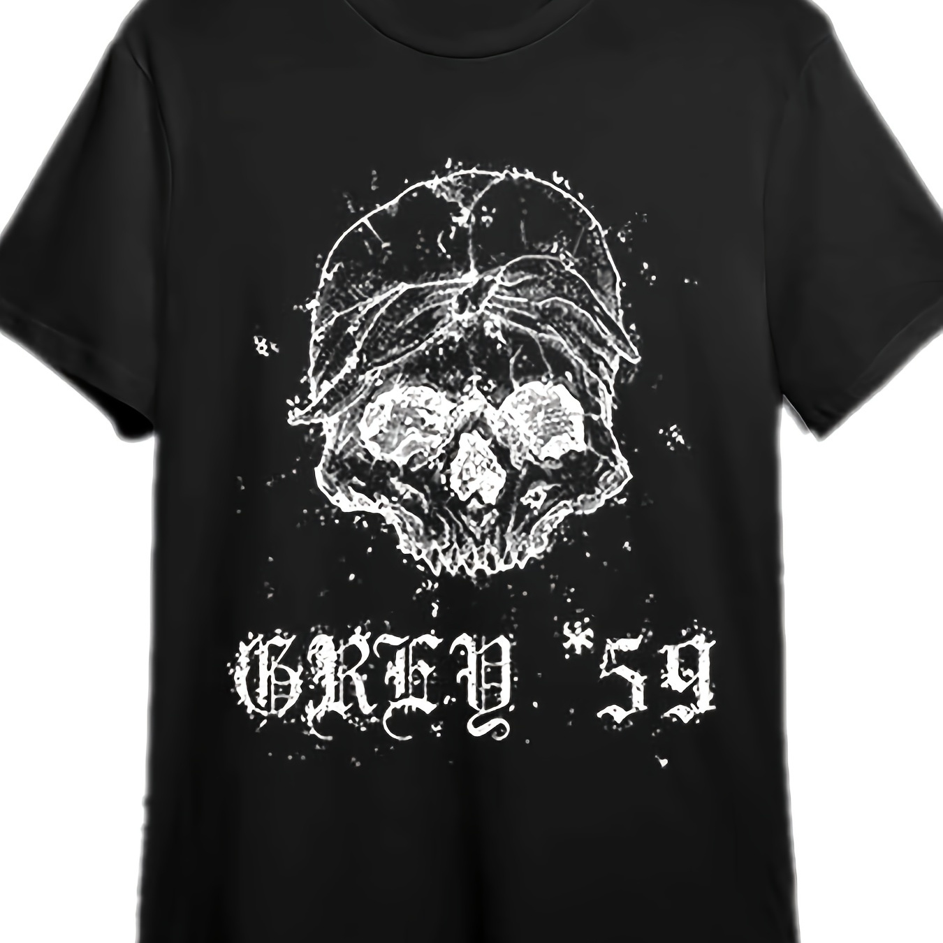 

G59- Squad-t-shirt 341142 Men's Fun Short Sleeve Printed T-shirt Series, Black Pr