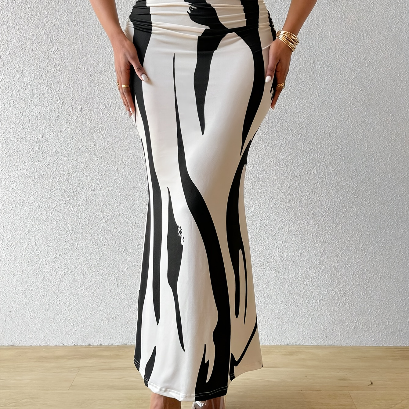 

Women's Pleated - Polyester, , Waist, , For /summer/fall, /, Ladies