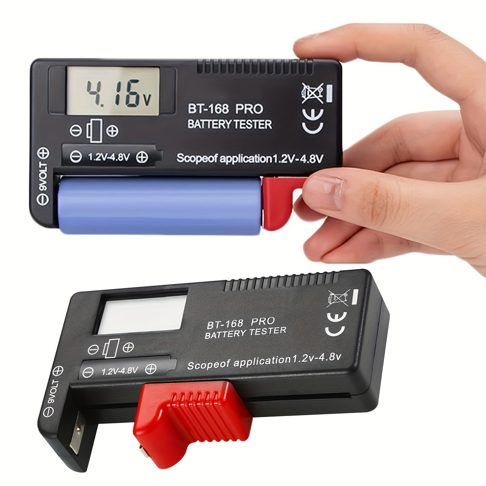 Mini Digital Batterie Kapazität Tester 168Max Universal Batterie Tester  Checker Für AA AAA 9V Knopf Zelle Batterie Prüfung Werkzeuge