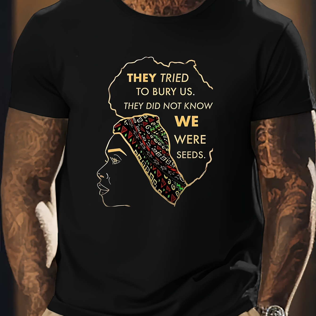 

T-shirt imprimé femme africaine, T-shirts pour hommes, T-shirt décontracté à manches courtes pour l'été