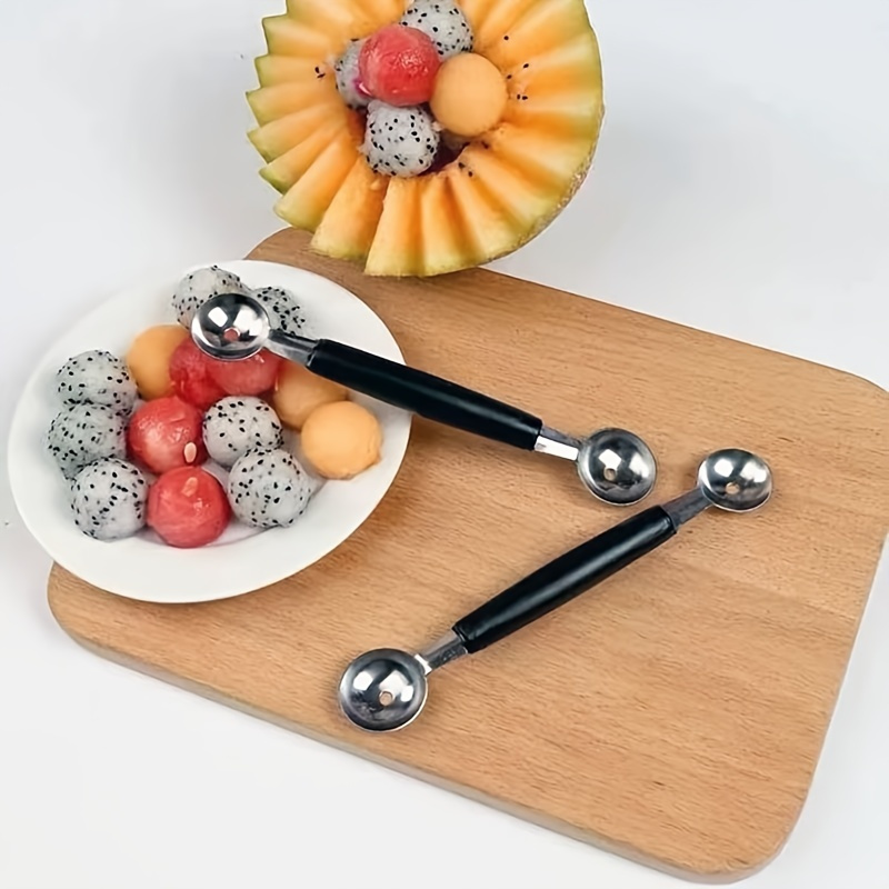 Stainless Steel Melon Baller Spoon 1 Double sided Fruit - Temu