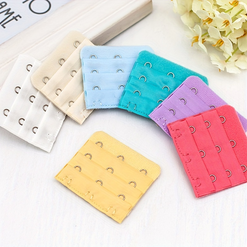 Girls 3 Rows 1 Buckles Brassiere Extension Hooks Adjustable High Elastic Bra  Extenders Stretchy Bra Extension Strap Accessories
