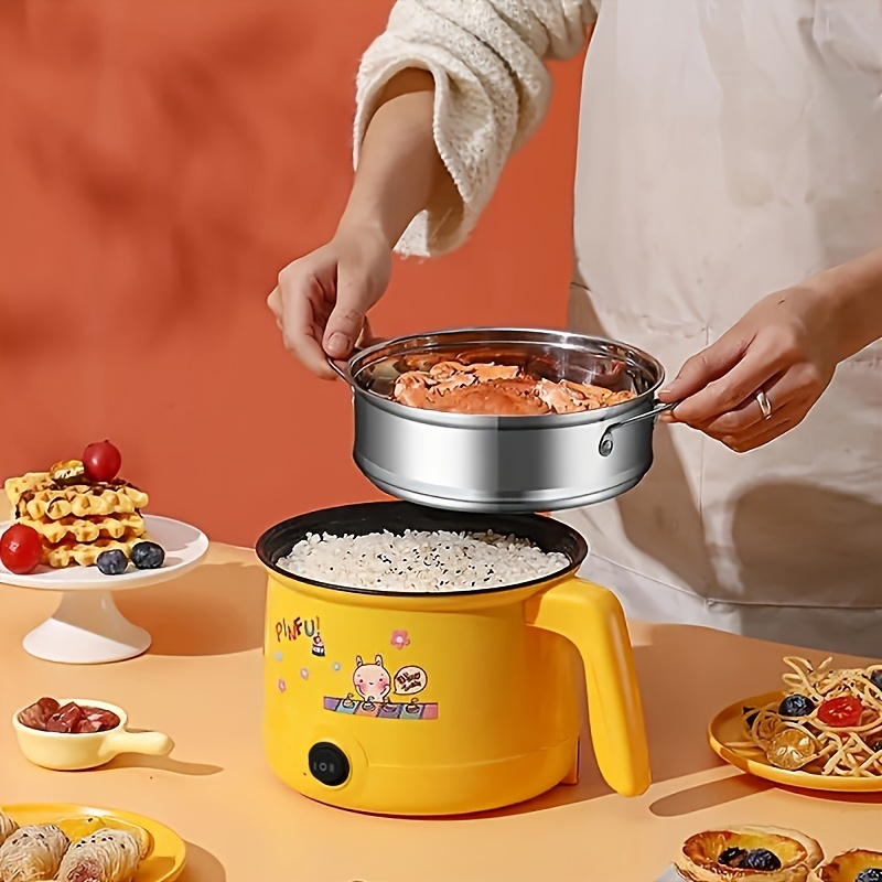 Multi-function Mini Electric Cooker Skillet Noodle Rice Cooker