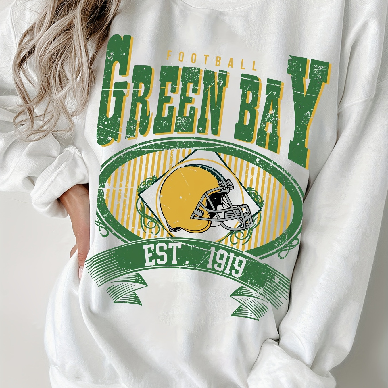 

Women's Bay Sweatshirt, Round , Polyester, , / , , For