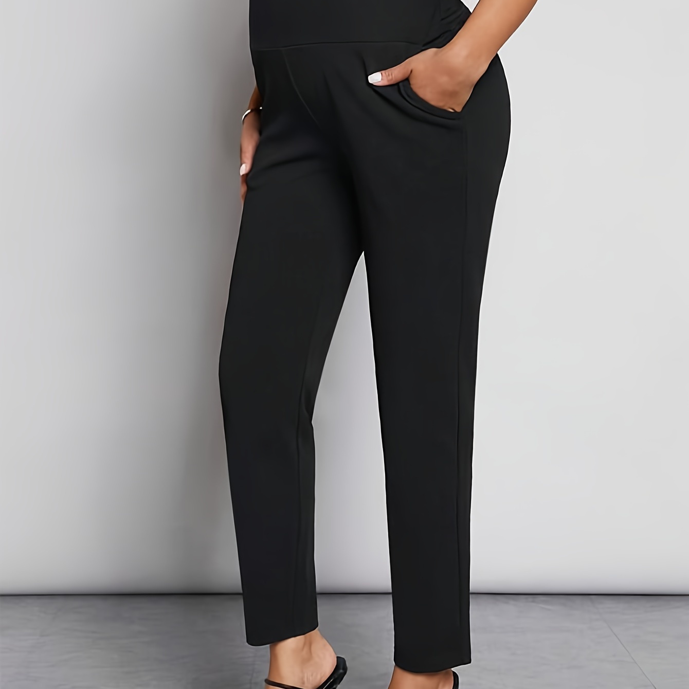 

Maternity - Waist, Stretchy Belly Pants For & ,