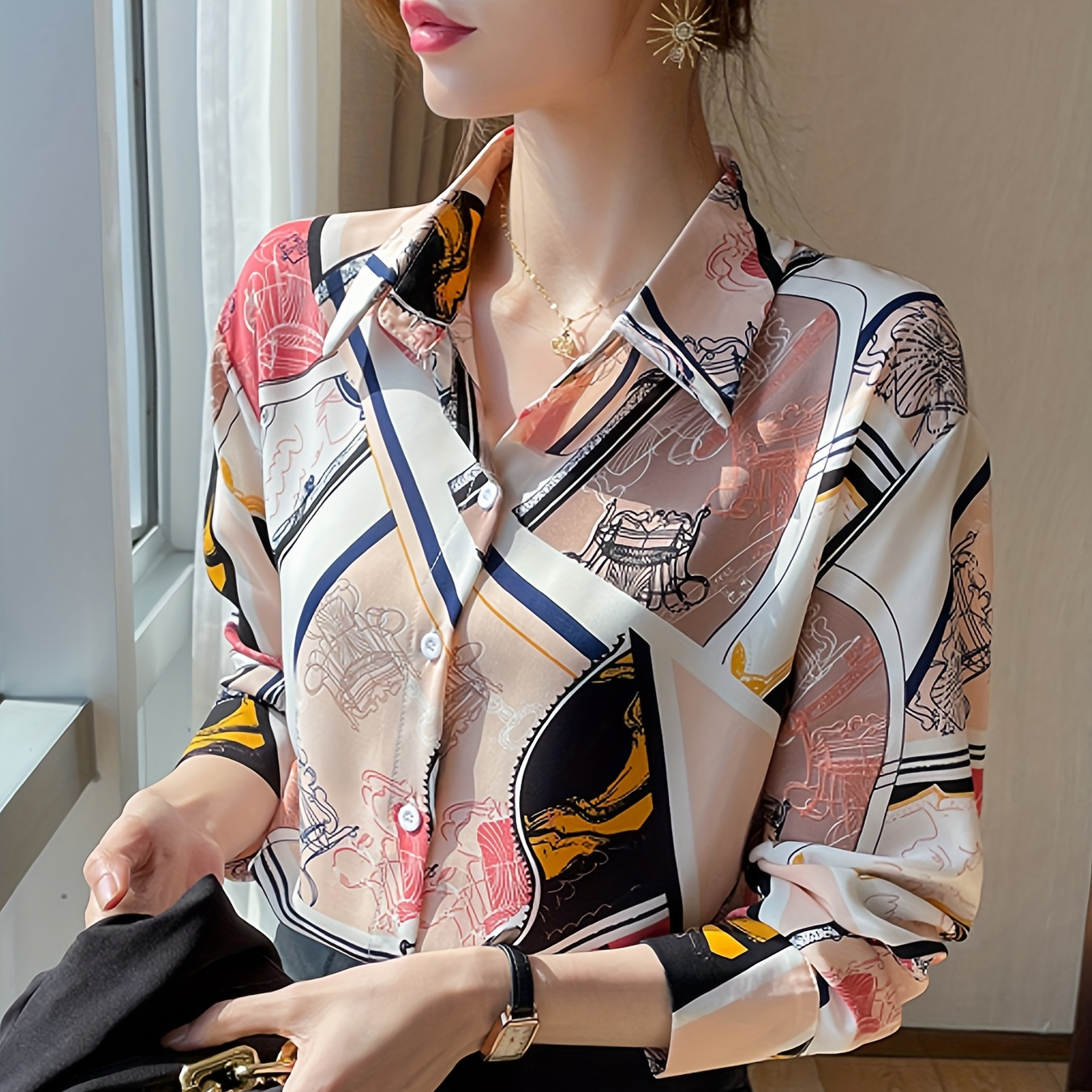 

Long Sleeve For Women - Polyester & , , , For /fall