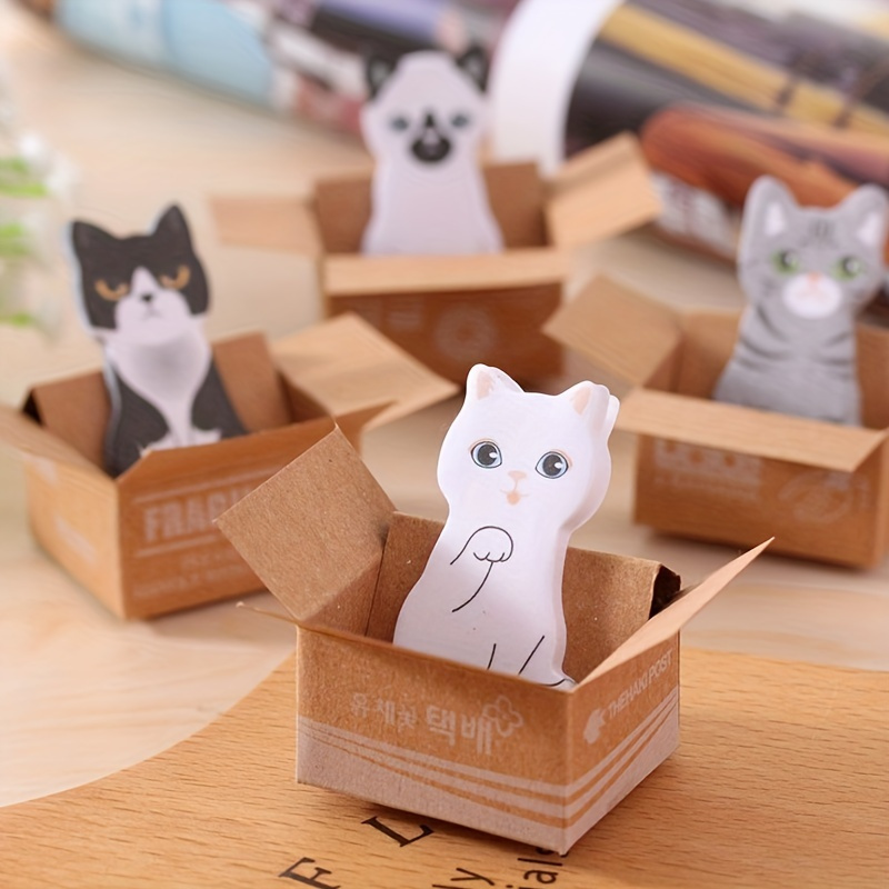 1PC Carton Cute Carton Cat Small Sticky Note |N Times Sticker| 3.5*3CM / 1.37*1.18inch