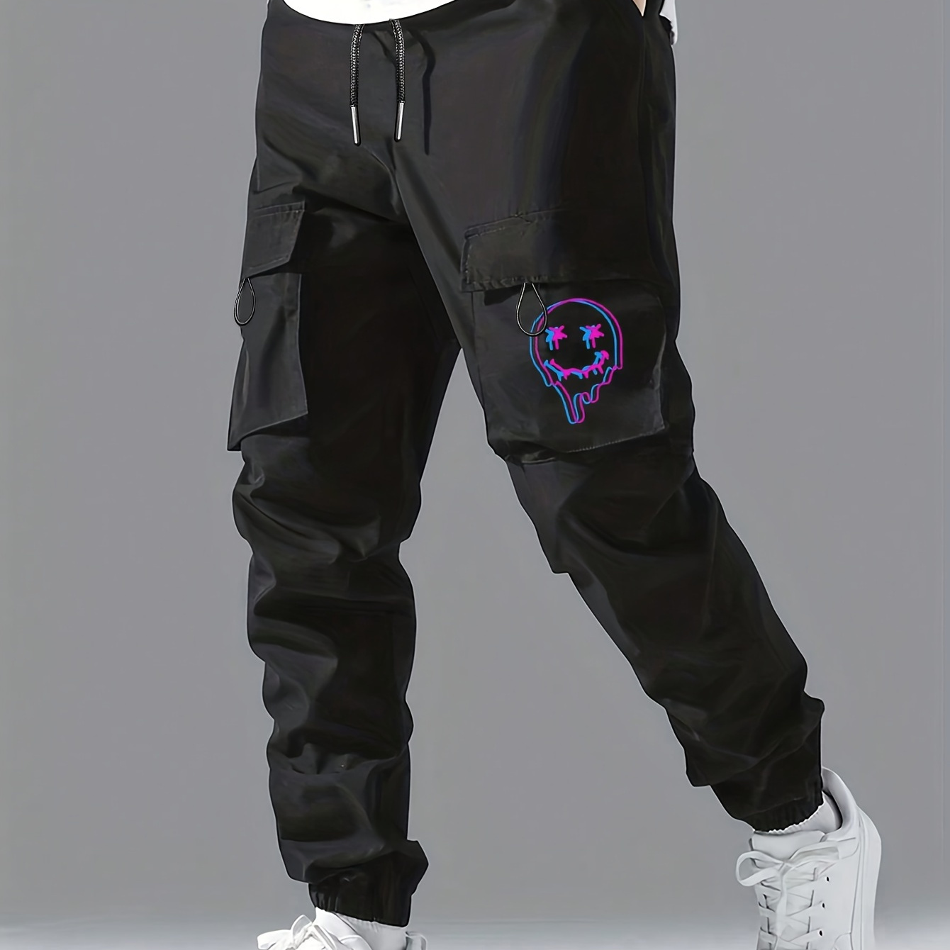 

Boys Cargo Pants With Waist And Pockets, Comfy Jogger Pants For Boys