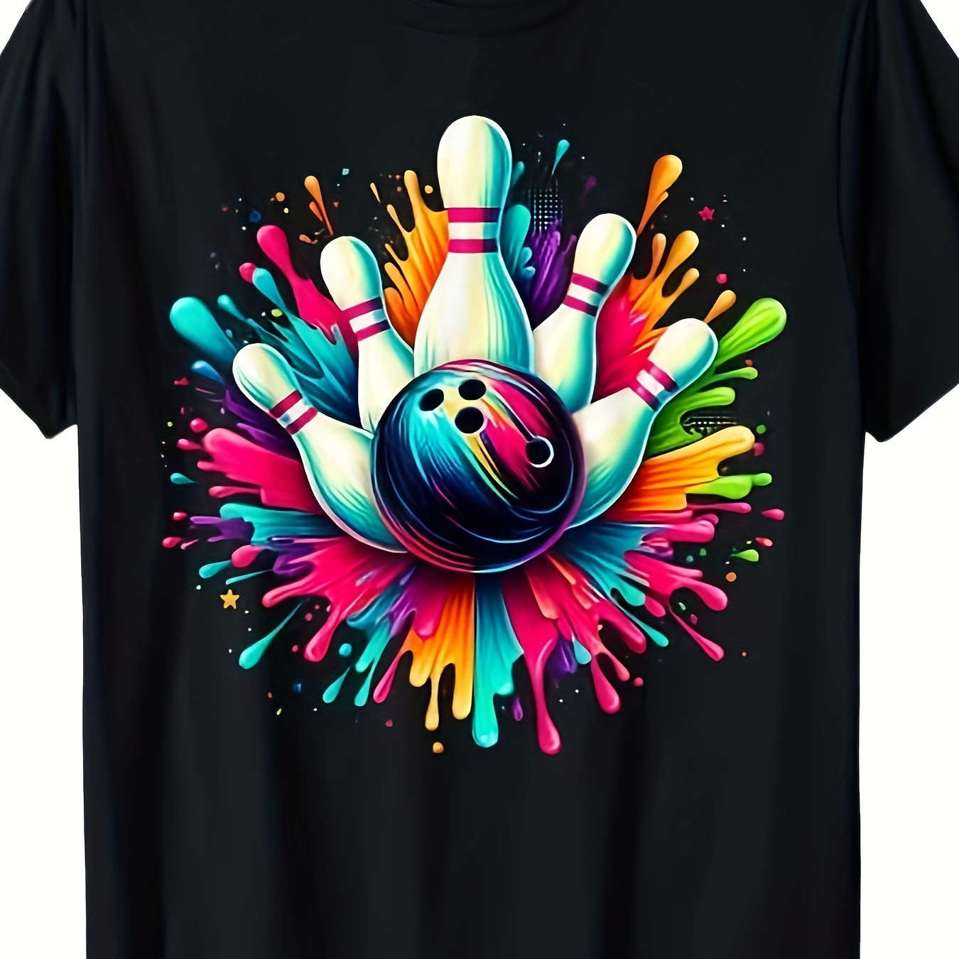 

Colorful Bowling Game Day Bowling Cute Ball T-shirt