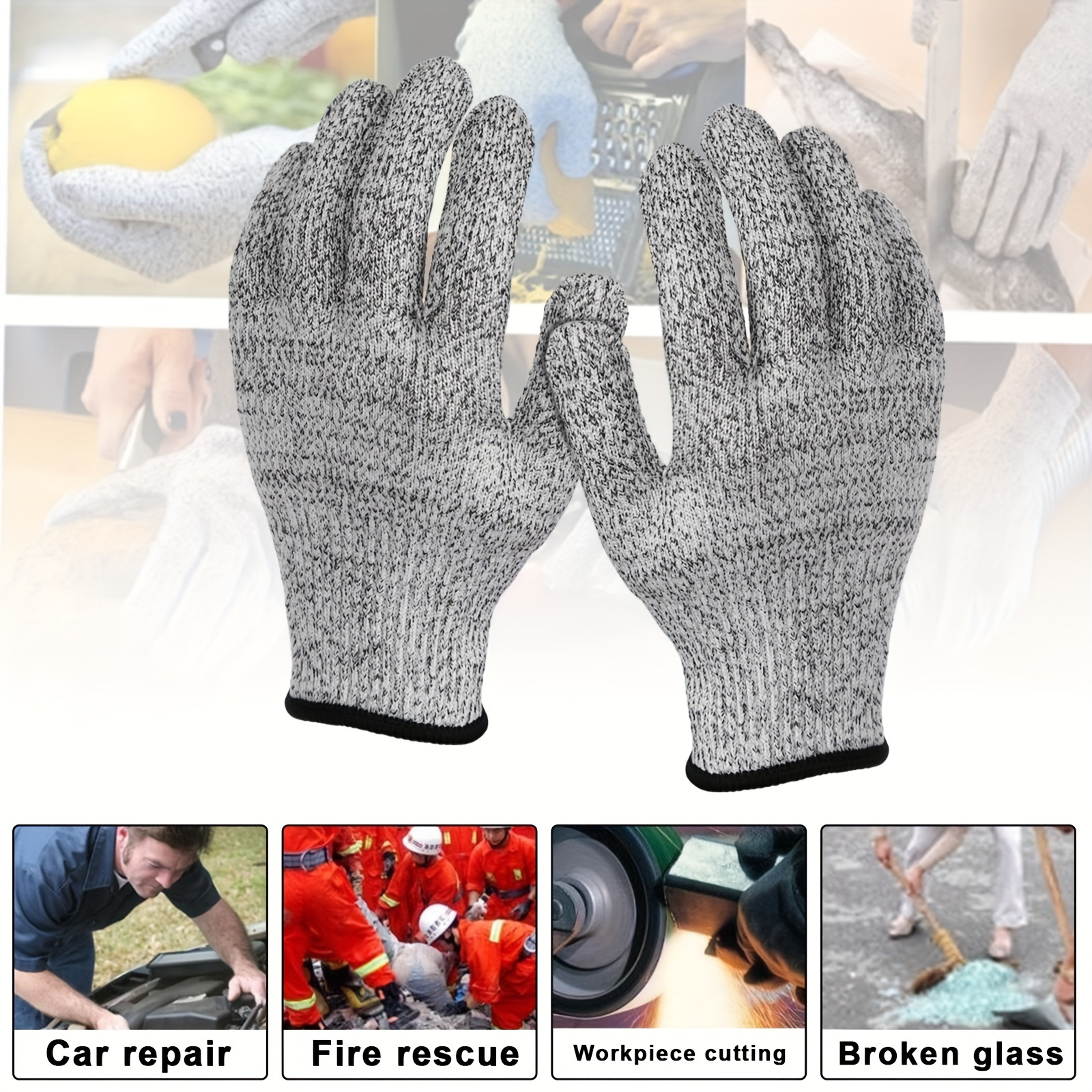 Level 5 Cut Resistant Gloves Kitchen Protect Hands Cuts - Temu