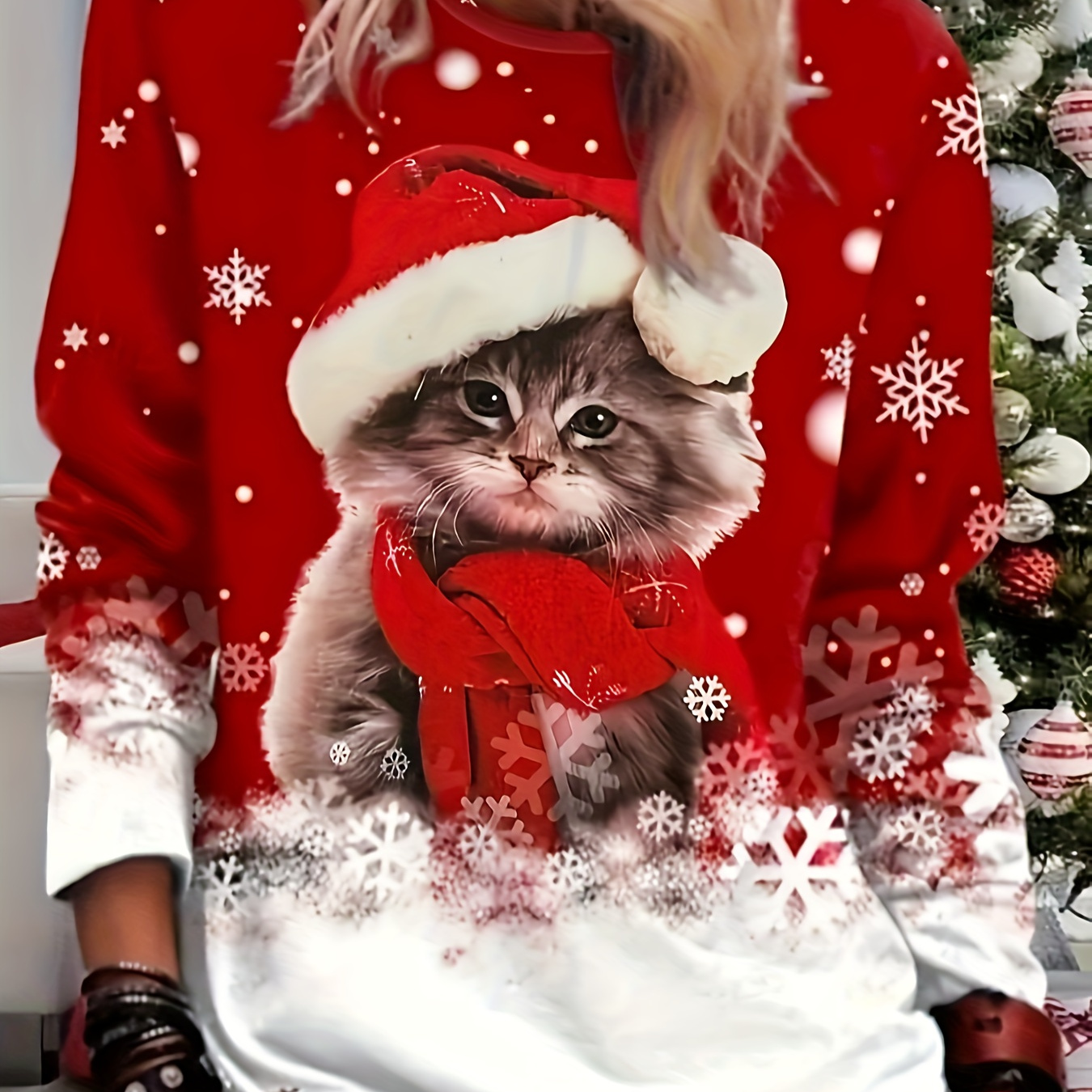 

' Printed Long T- For And Christmas