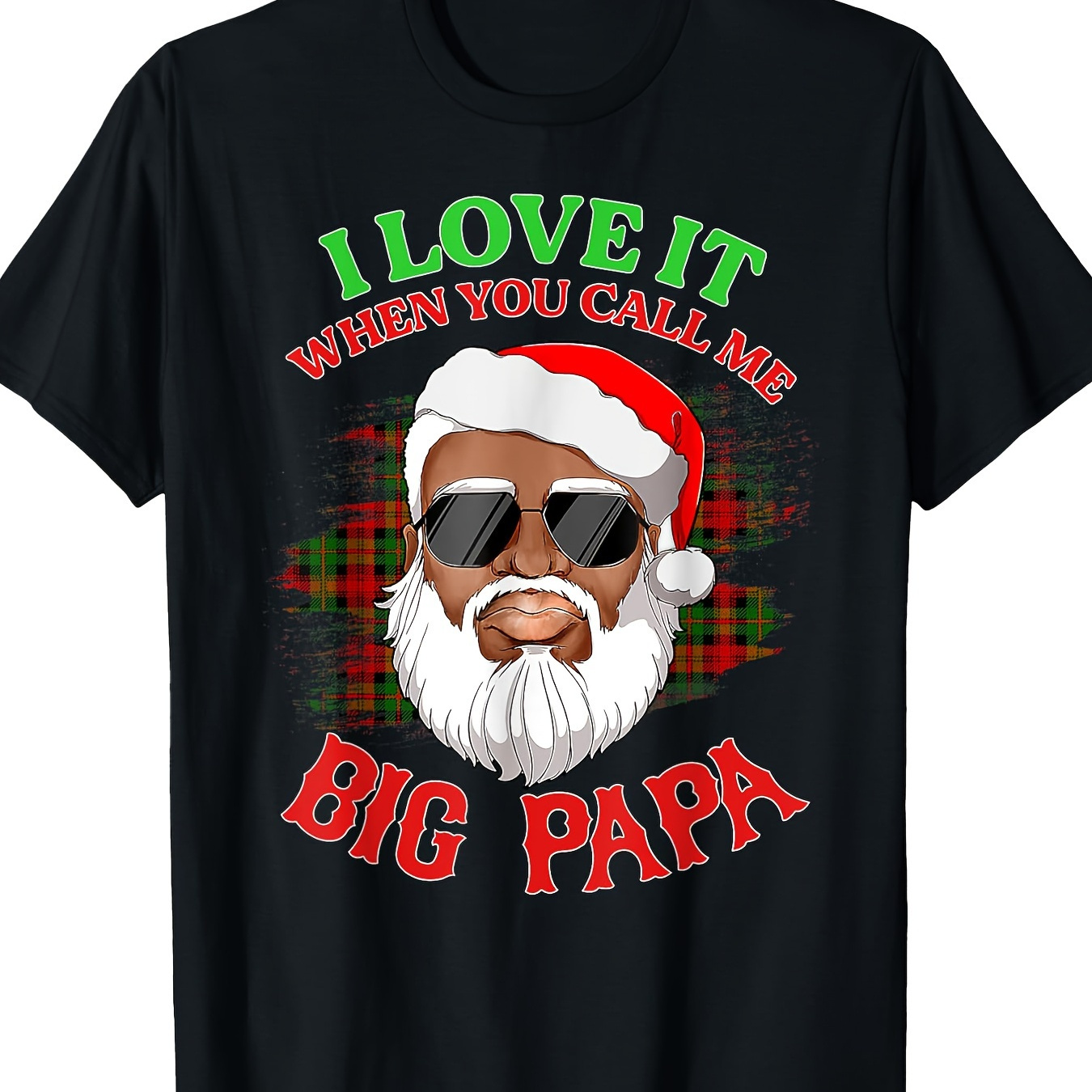 

I When Me Christmas Santa Pajamas 220g100% Cottont-sh