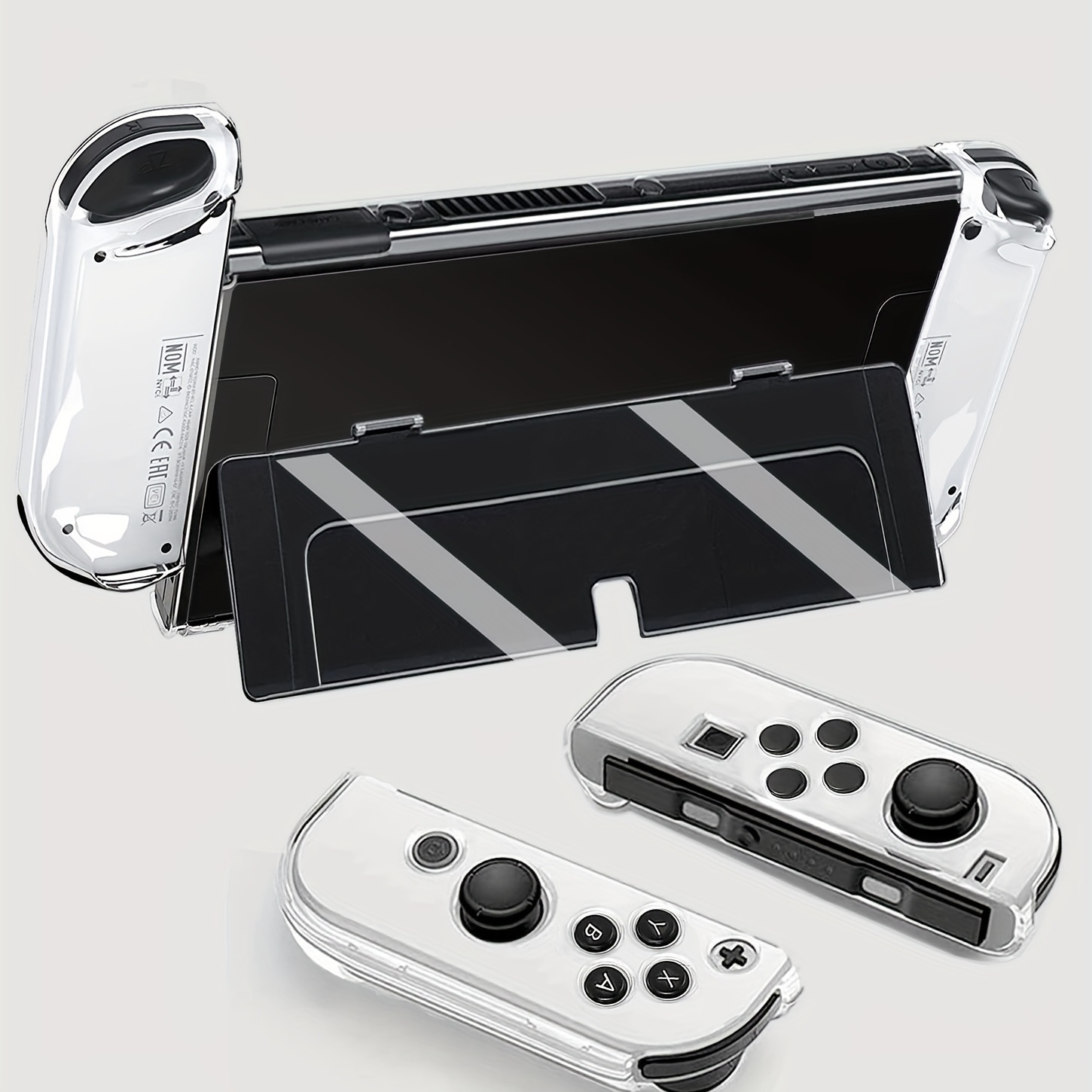 Protective Case Bundle for Nintendo Switch Lite, Tempered Glass Screen  Protector, 4 Game Card Slots, Kick-Stand, Ergonomics Hand Grip, Shockproof
