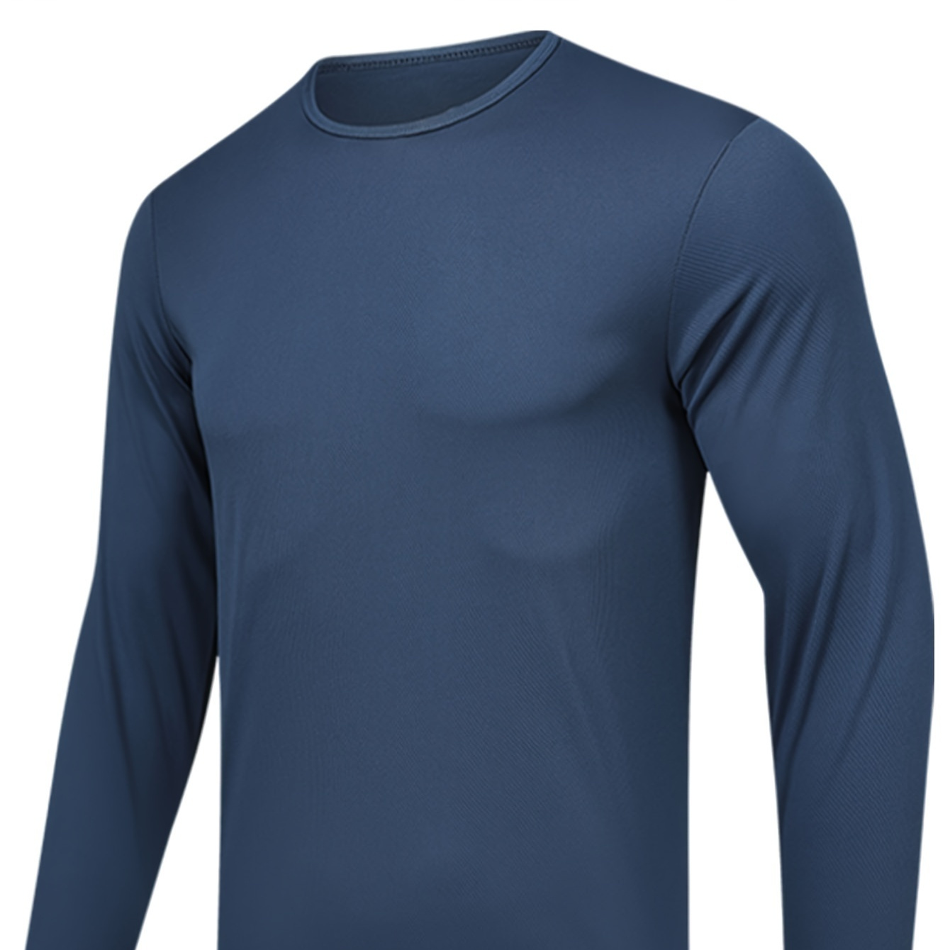 

Moisture Wicking Long Sleeve Tee Shirts For Men - T-shirts With, Workout, And Casual Wear Features - Breathable, Quick Drying, And Comfortable