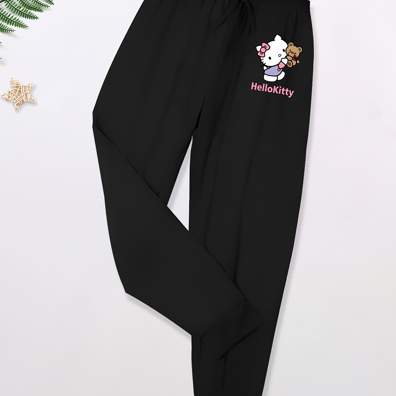 

Sanrio Hello Kitty Women's Printed Pajama Pants, Featuring A Comfortable And Loose Fit, Suitable For All .