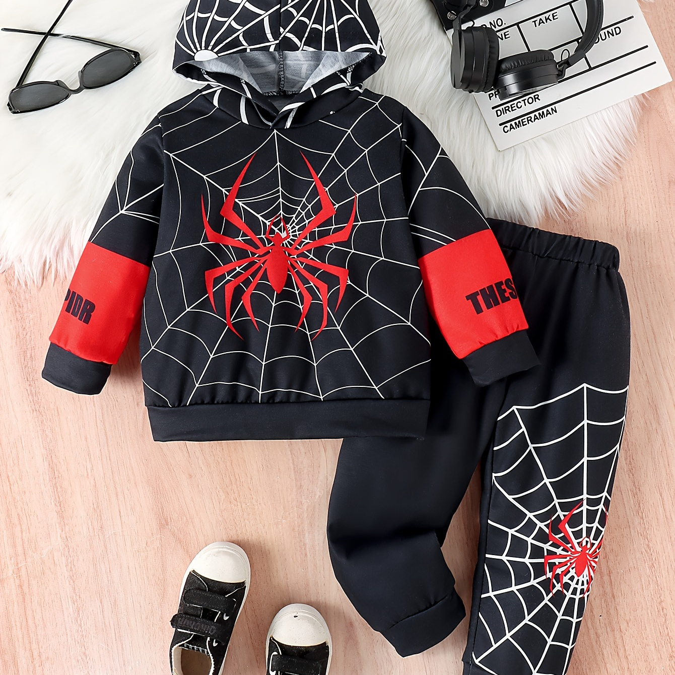 

2- Boys Set, Spider And Pants, Fall Clothes For &