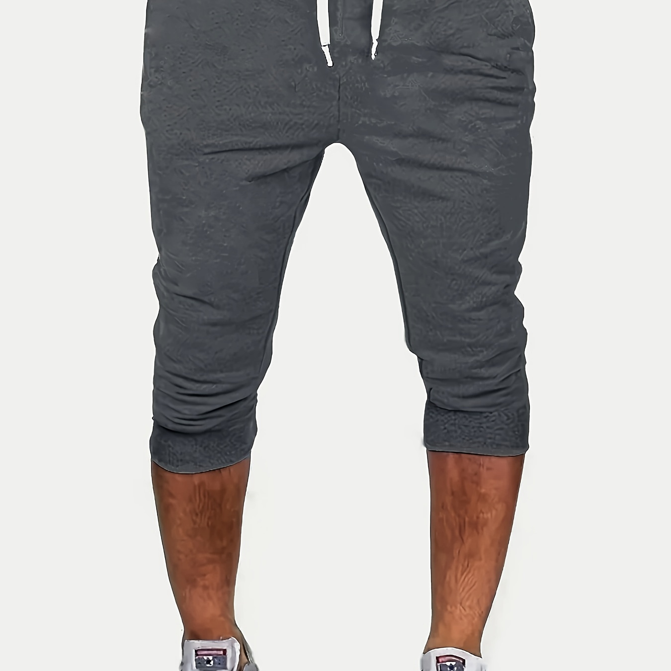 

Men's Casual Drawstring Shorts, Chic Simple Solid Color Sports Shorts For Summer