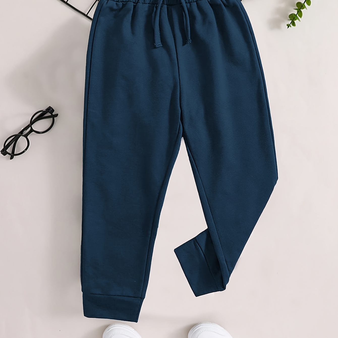 

Boys Casual Joggers, Solid Color Sports Pants For Boys And Girls, Versatile Sweatpants For Spring Summer Fall